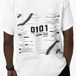 0101 // Techno Pulse - Rave Minimalism Tee | The Beat of Underground Techno - Threadster World