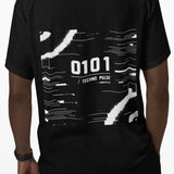 0101 // Techno Pulse - Rave Minimalism Tee | The Beat of Underground Techno - Threadster World