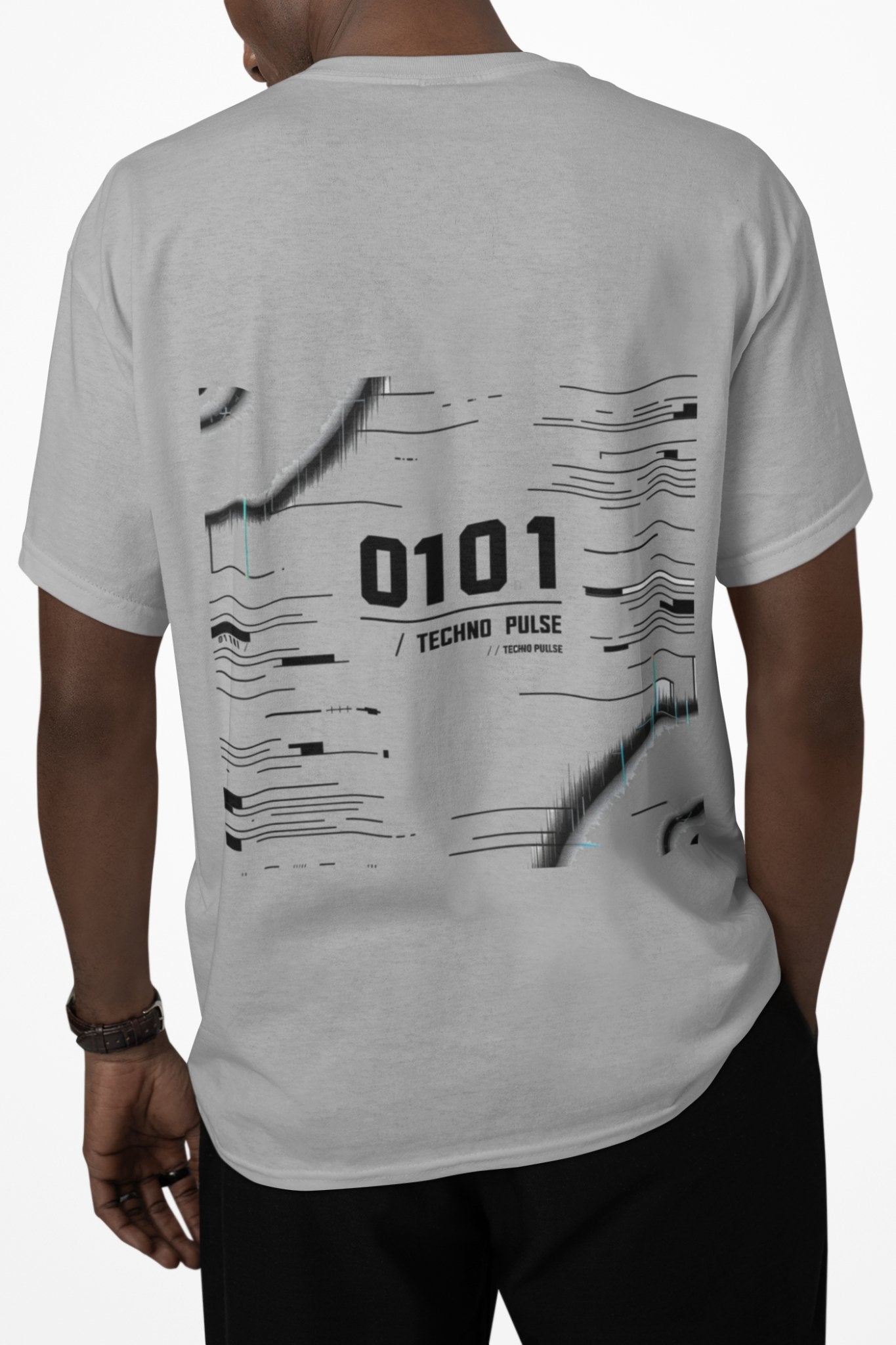 0101 // Techno Pulse - Rave Minimalism Tee | The Beat of Underground Techno - Threadster World