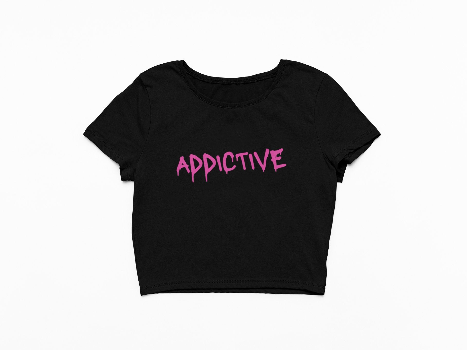 Addictive Crop Top | Warning: Approach With Caution - Threadster World