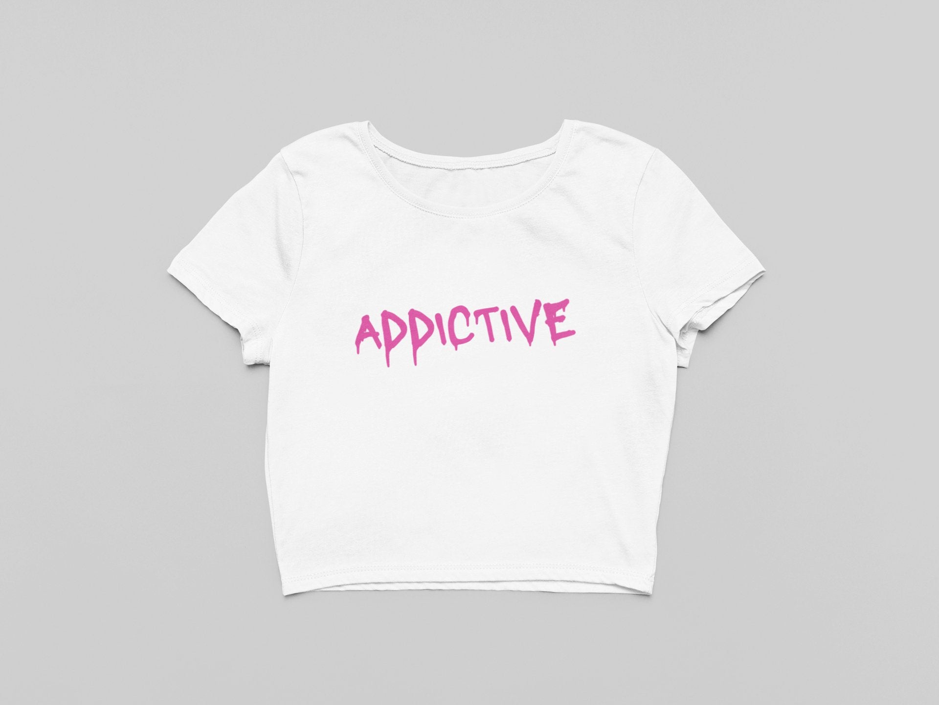 Addictive Crop Top | Warning: Approach With Caution - Threadster World