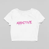 Addictive Crop Top | Warning: Approach With Caution - Threadster World