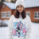 Anime Aesthetic Women's Winter Sweatshirt - Cozy & Cool - Threadster World