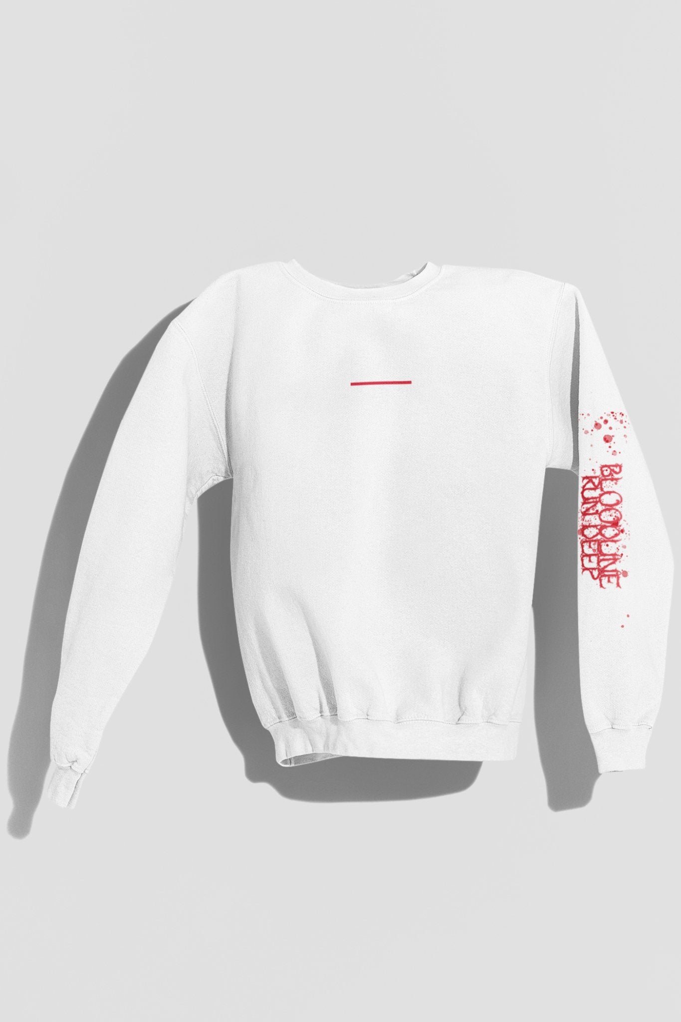 Bloodline Run Deep Sweatshirt - Sleeve Blood Theme Design - Threadster World