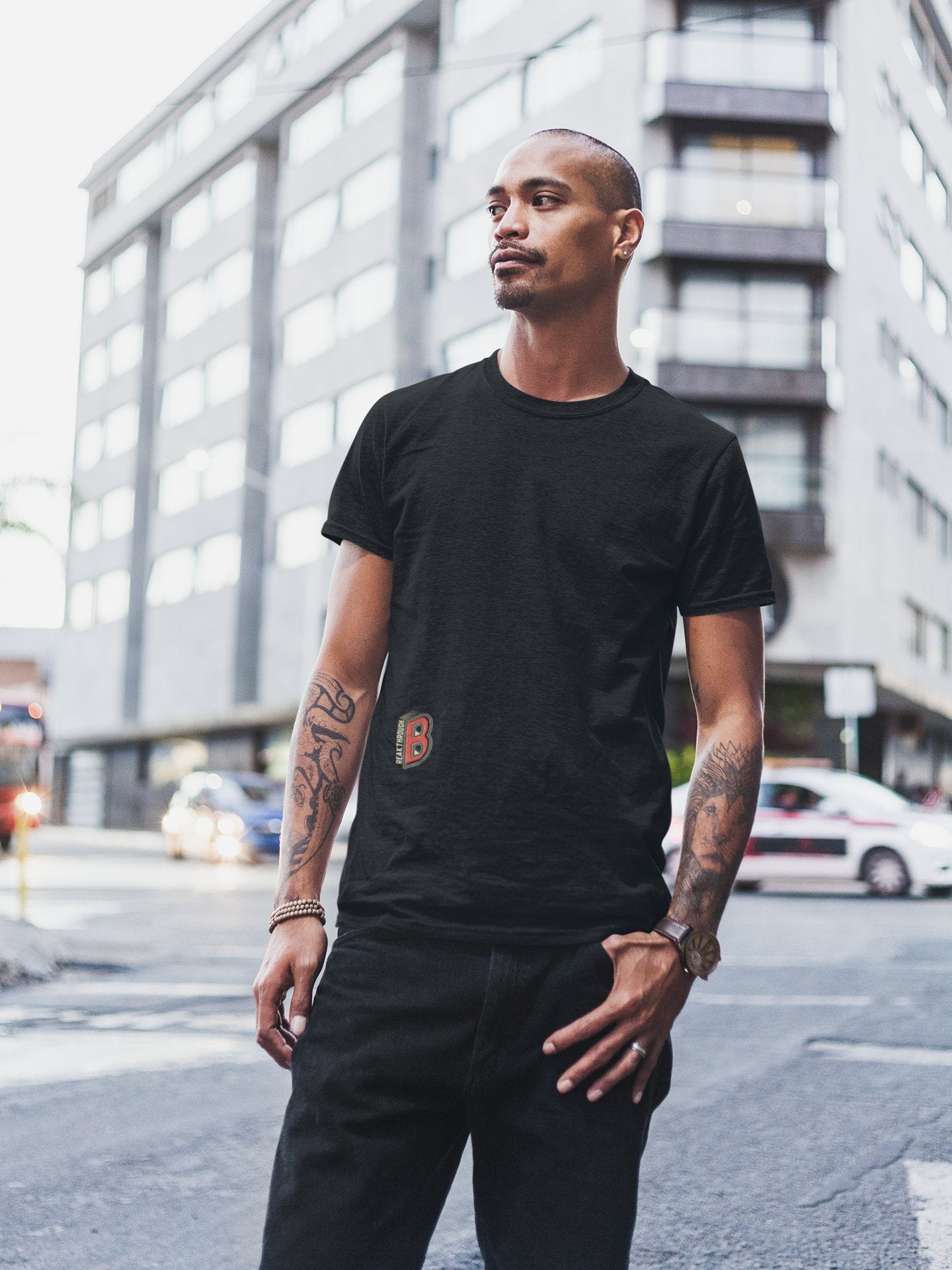 Breakthrough Minimal Tee | Unique Modern Urban Style - Threadster World