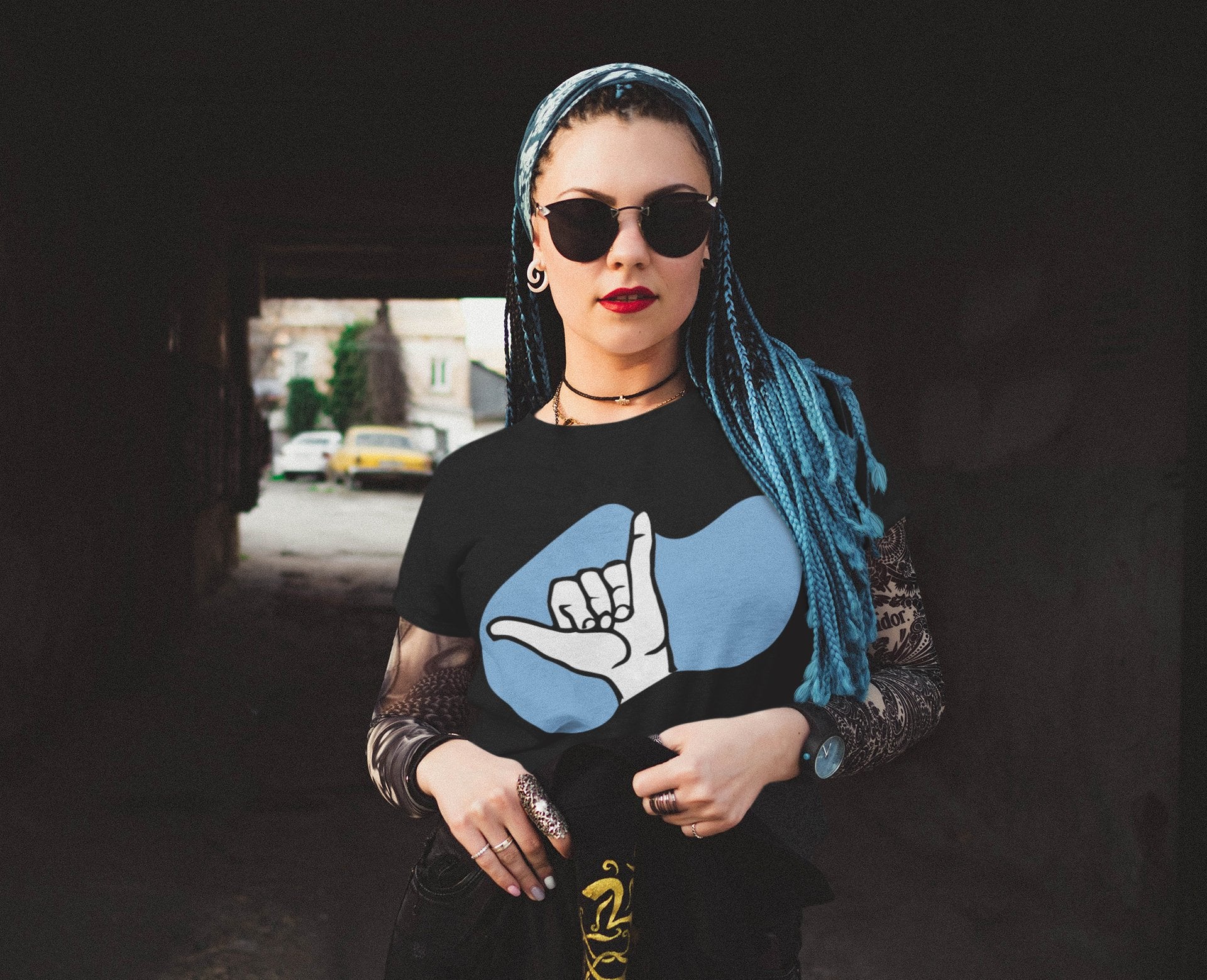 Cool Vibes : Women's Regular Tee with Cool Sign - Threadster World