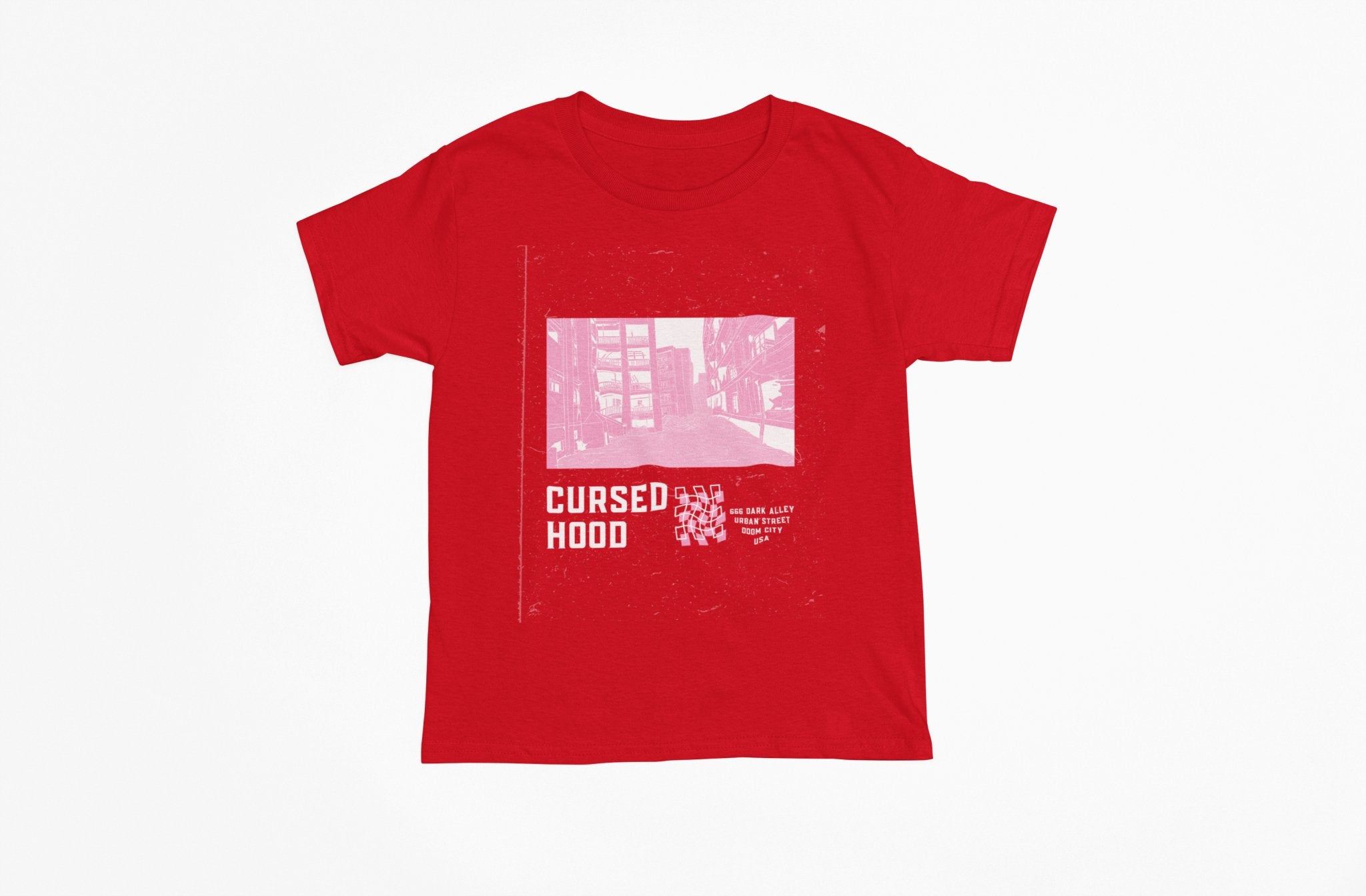 Cursed Hood Men's Tee - Embrace Urban Mystery in Style - Threadster World