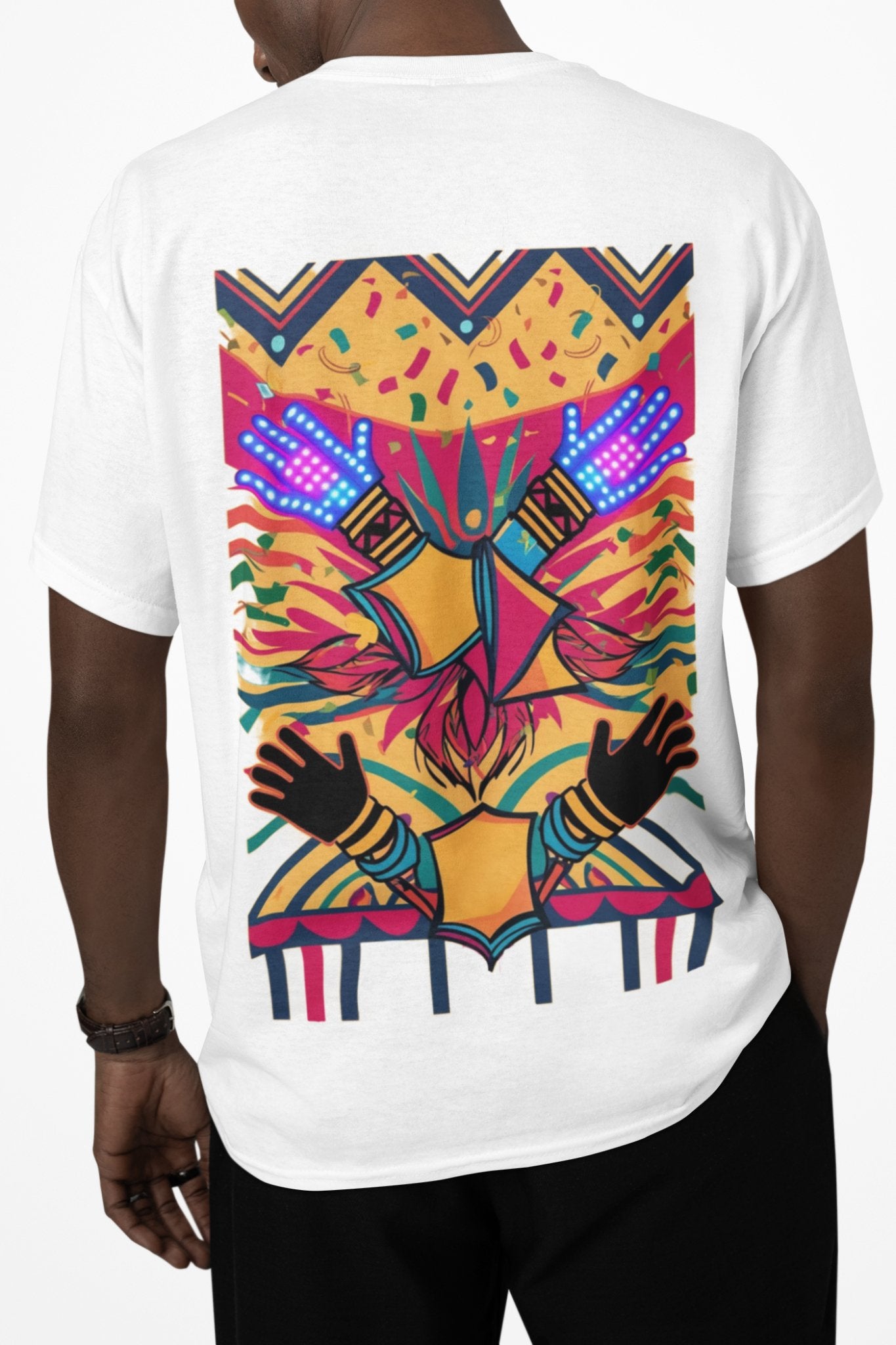 Dance Ritual Bohemian Tee – Unlock the Psytrance & Techno Vibe | Hypnotic Festival Wear - Threadster World