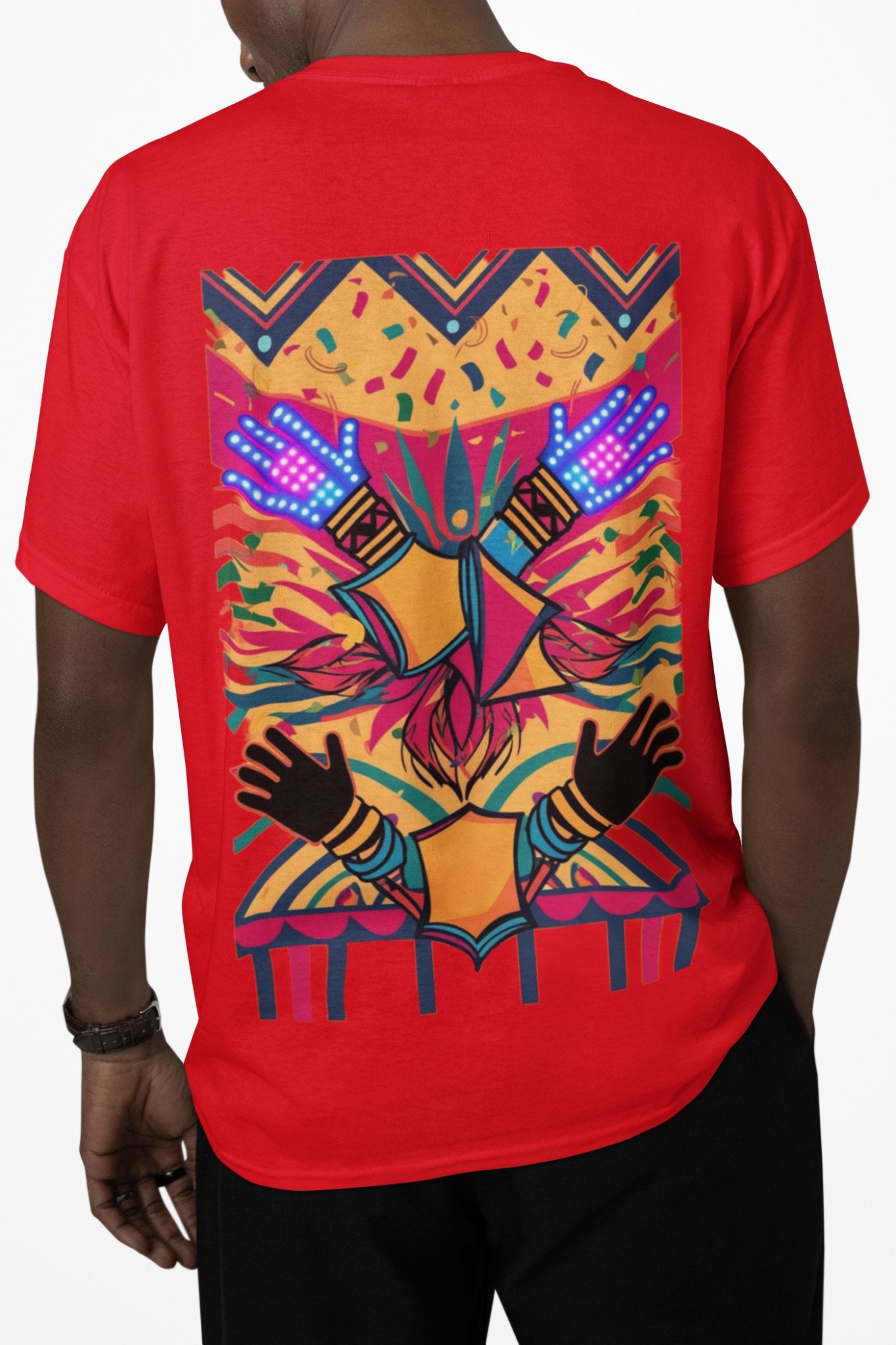 Dance Ritual Bohemian Tee – Unlock the Psytrance & Techno Vibe | Hypnotic Festival Wear - Threadster World