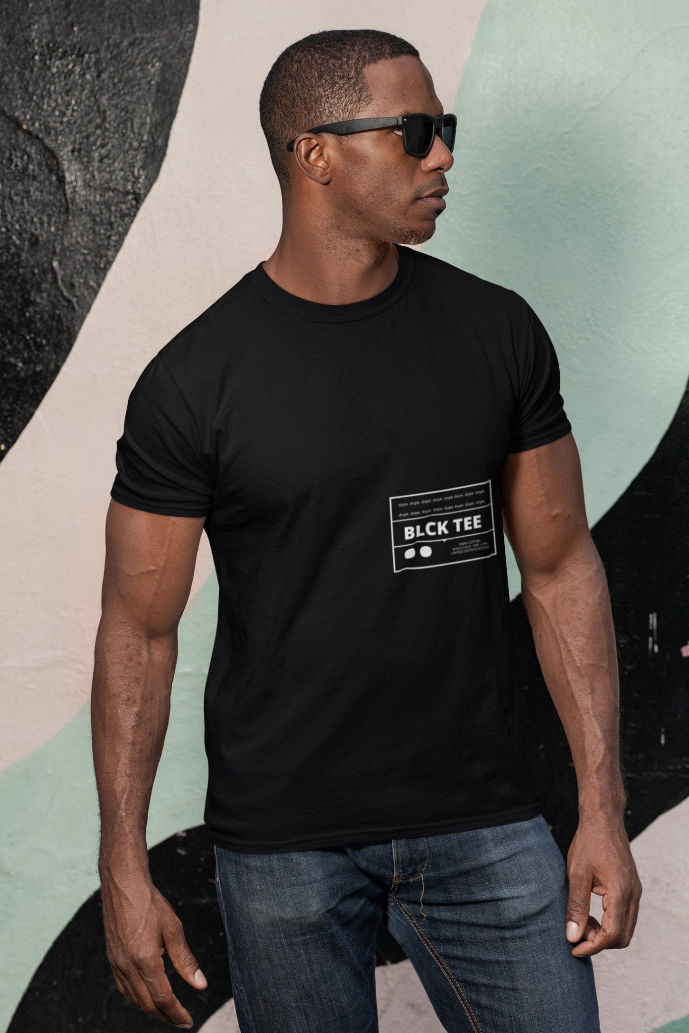 Dope Blck Tee – Urban Label Design - Threadster World