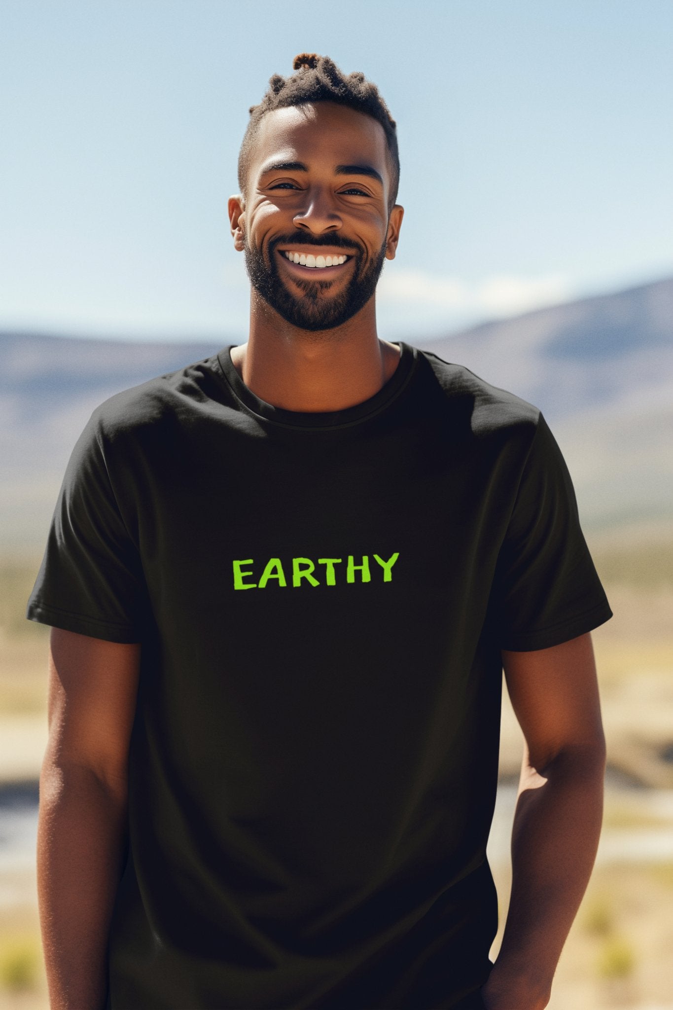 Earthy Men's Tee - Connect with Nature in Style - Threadster World