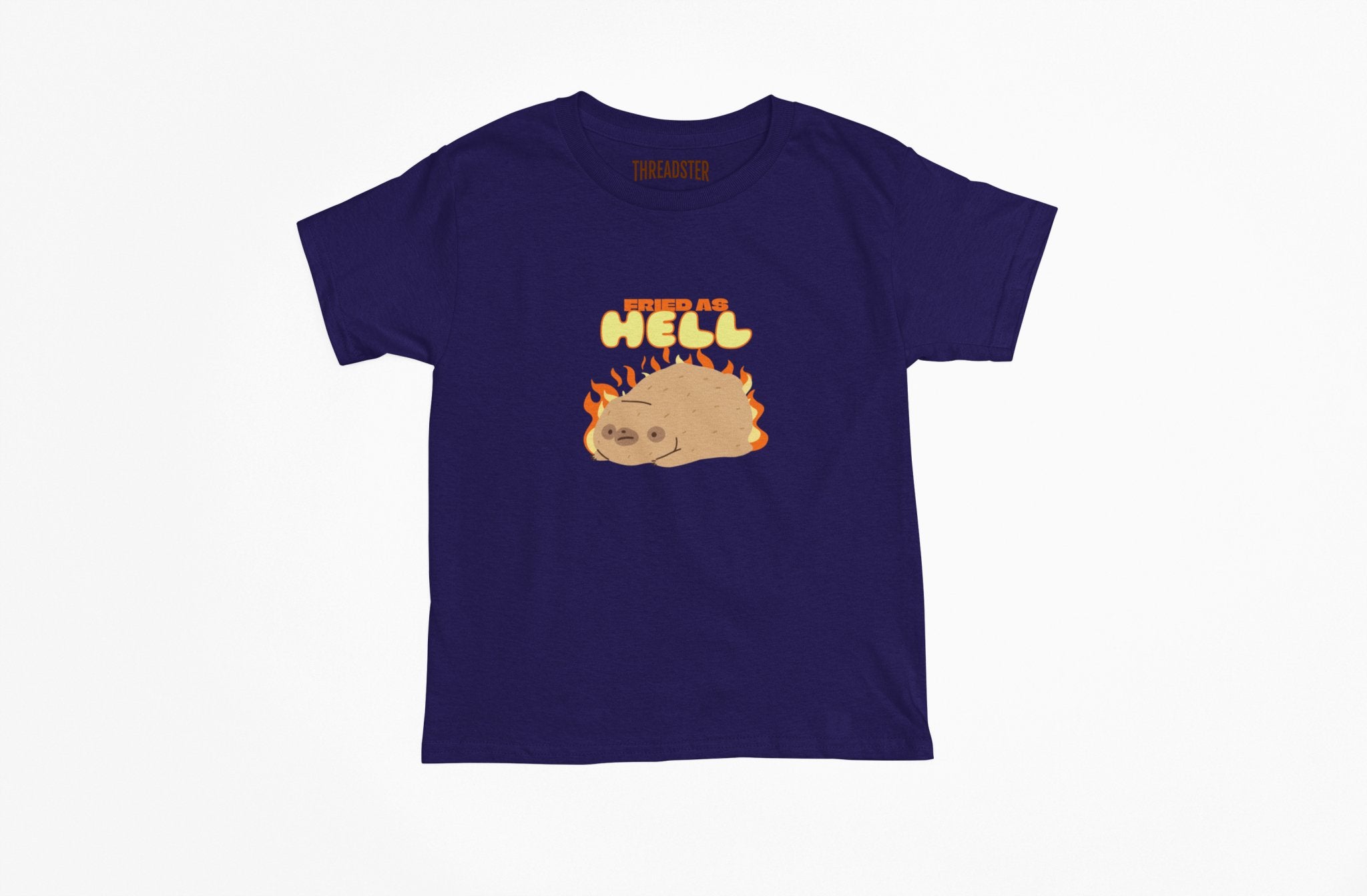 Fried as Hell Tee - Edgy Urban Pig Graphic Women's Streetwear T-Shirt - Threadster World