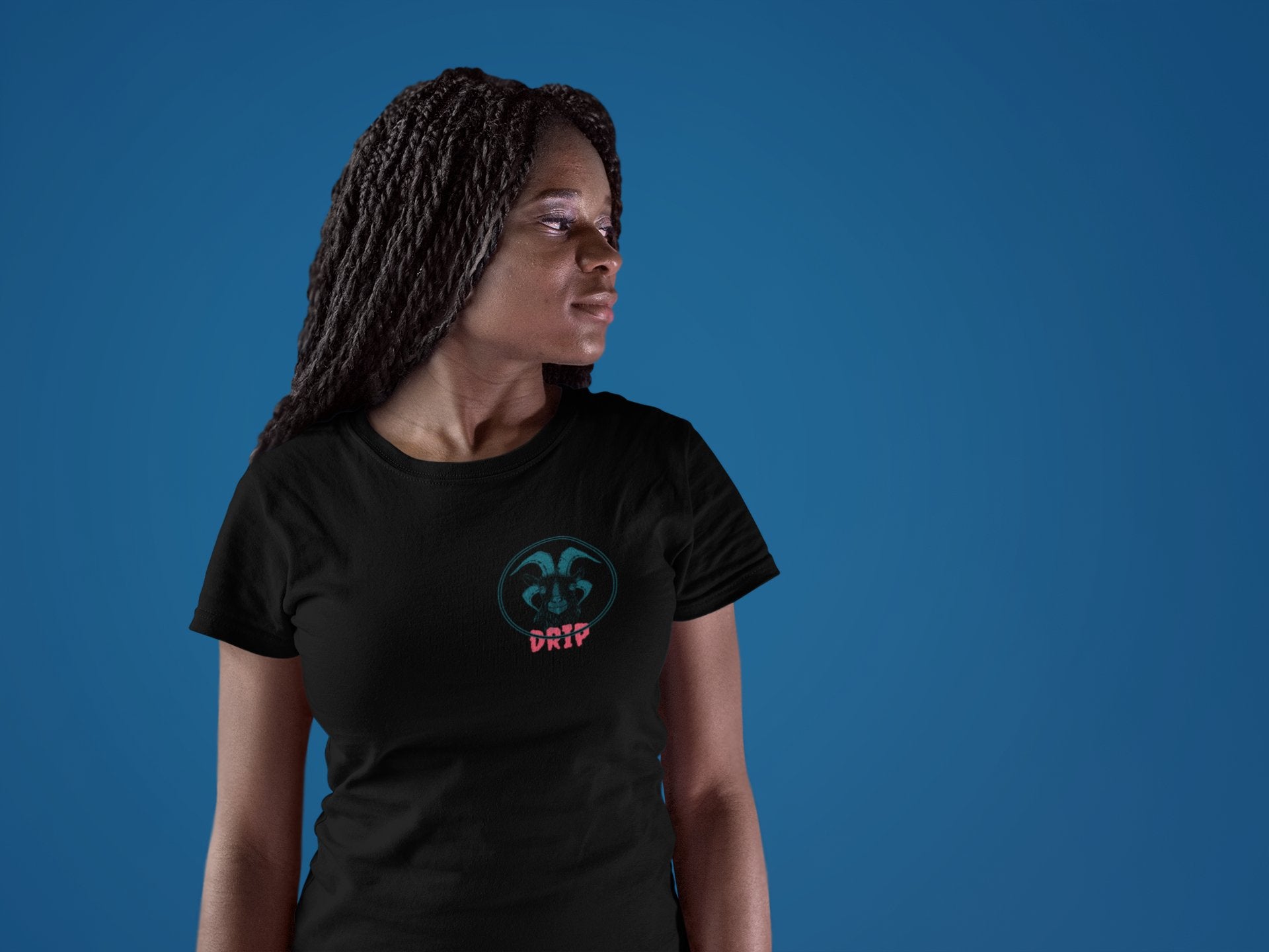 GOAT Drip Women's Regular Tee - Elevate Your Style to Legendary Status - Threadster World