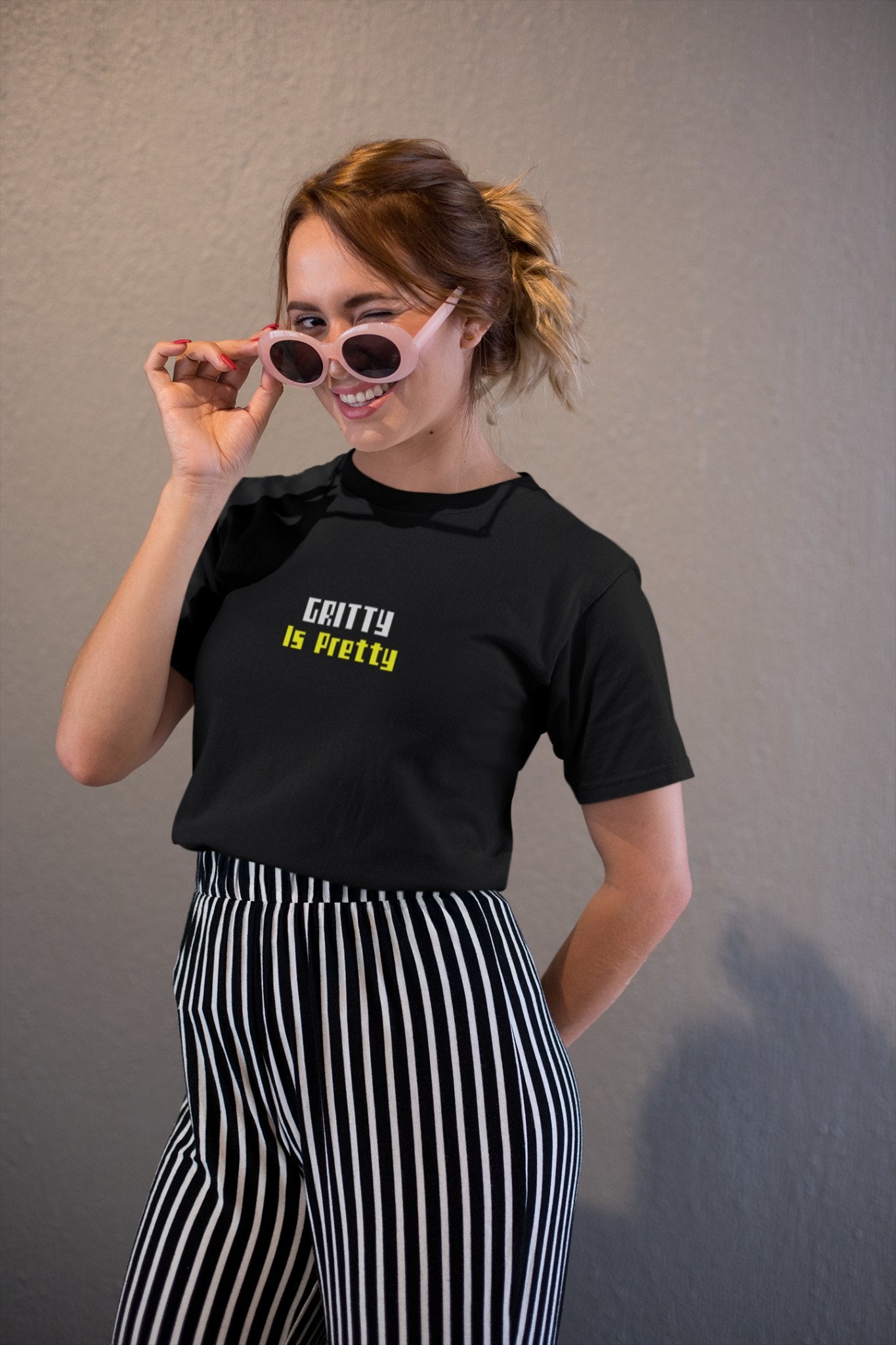 'Gritty is Pretty' Embrace Your Grit with our Tee | Bold and Empowering Shirt - Threadster World