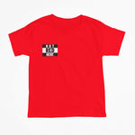 Hot Red Here Minimal Round Neck Tee - Threadster World