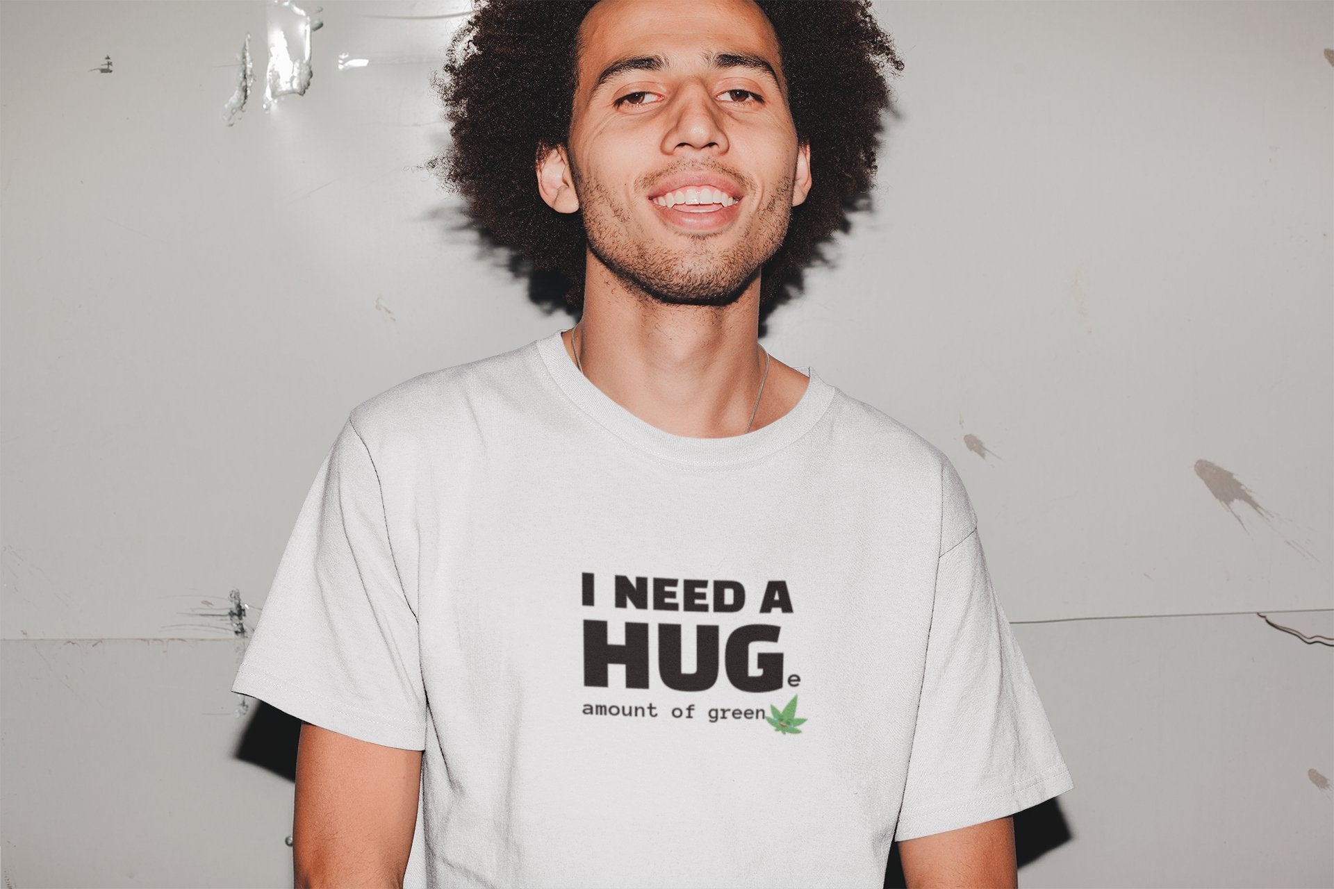 I Need A Huge Amount Of Green Men's Tee - Embrace Green Vibes - Threadster World