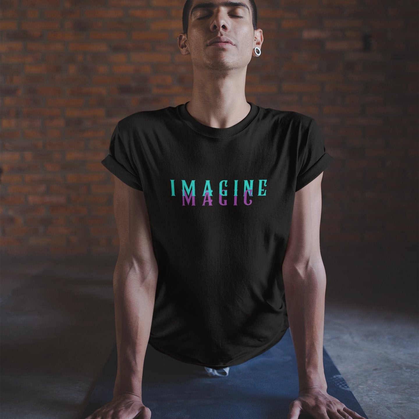 Imagine Magic Men's Tee - Channel Your Inner Soul with Enchanting Vibe - Threadster World