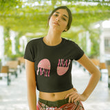 Jellyfish Crop top | Unique Marine-Inspired Fashion - Threadster World