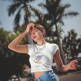 Loaded With Magic Crop Top: Celestial Charm Moon, Sun, and Stars - Threadster World