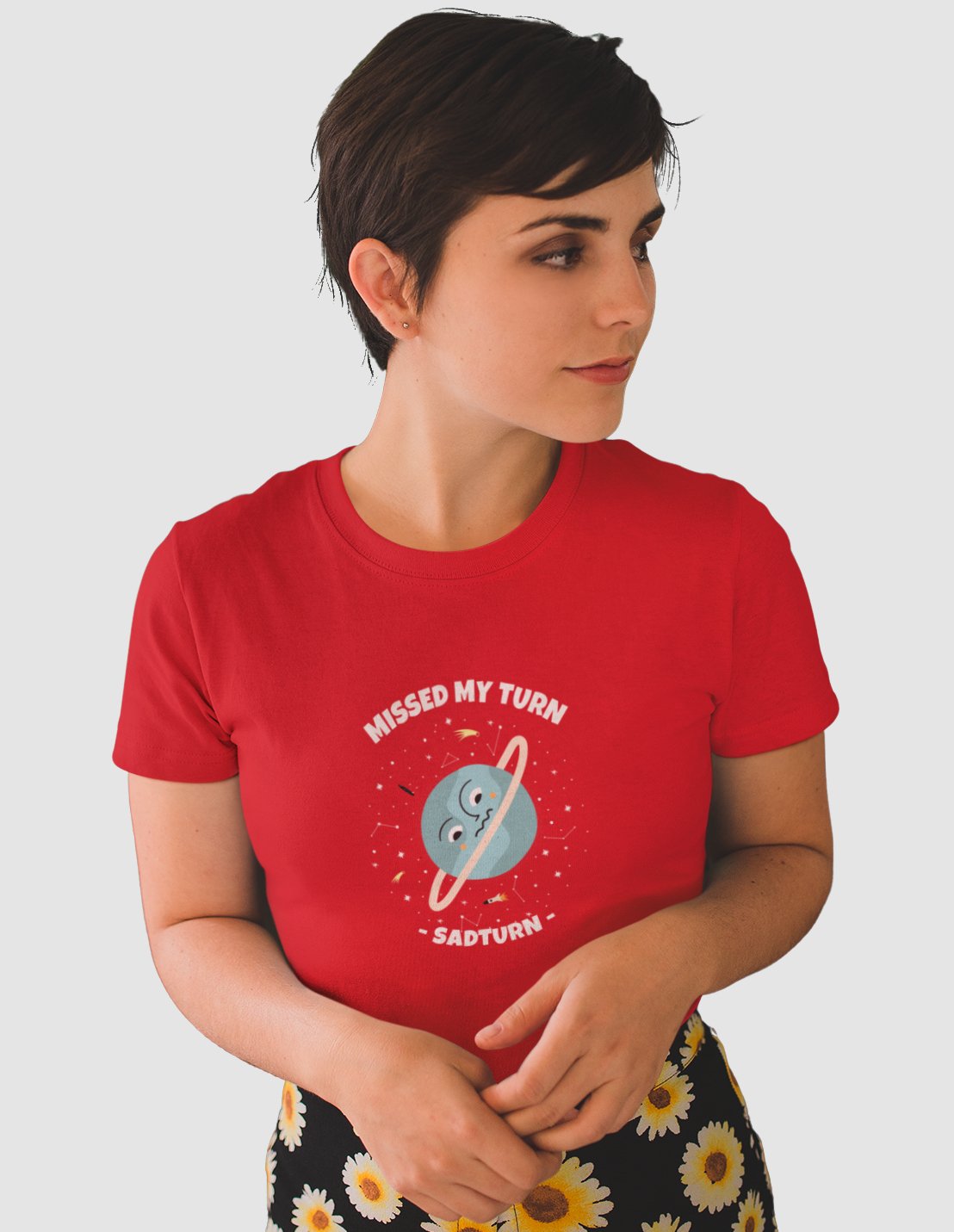 Missed My Turn - SADTURN Women's Tee - Threadster World