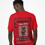 Missing Cool Dog Men’s Tee - Funny Hip - Hop Streetwear Graphic | Urban Style - Threadster World