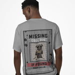 Missing Cool Dog Men’s Tee - Funny Hip - Hop Streetwear Graphic | Urban Style - Threadster World