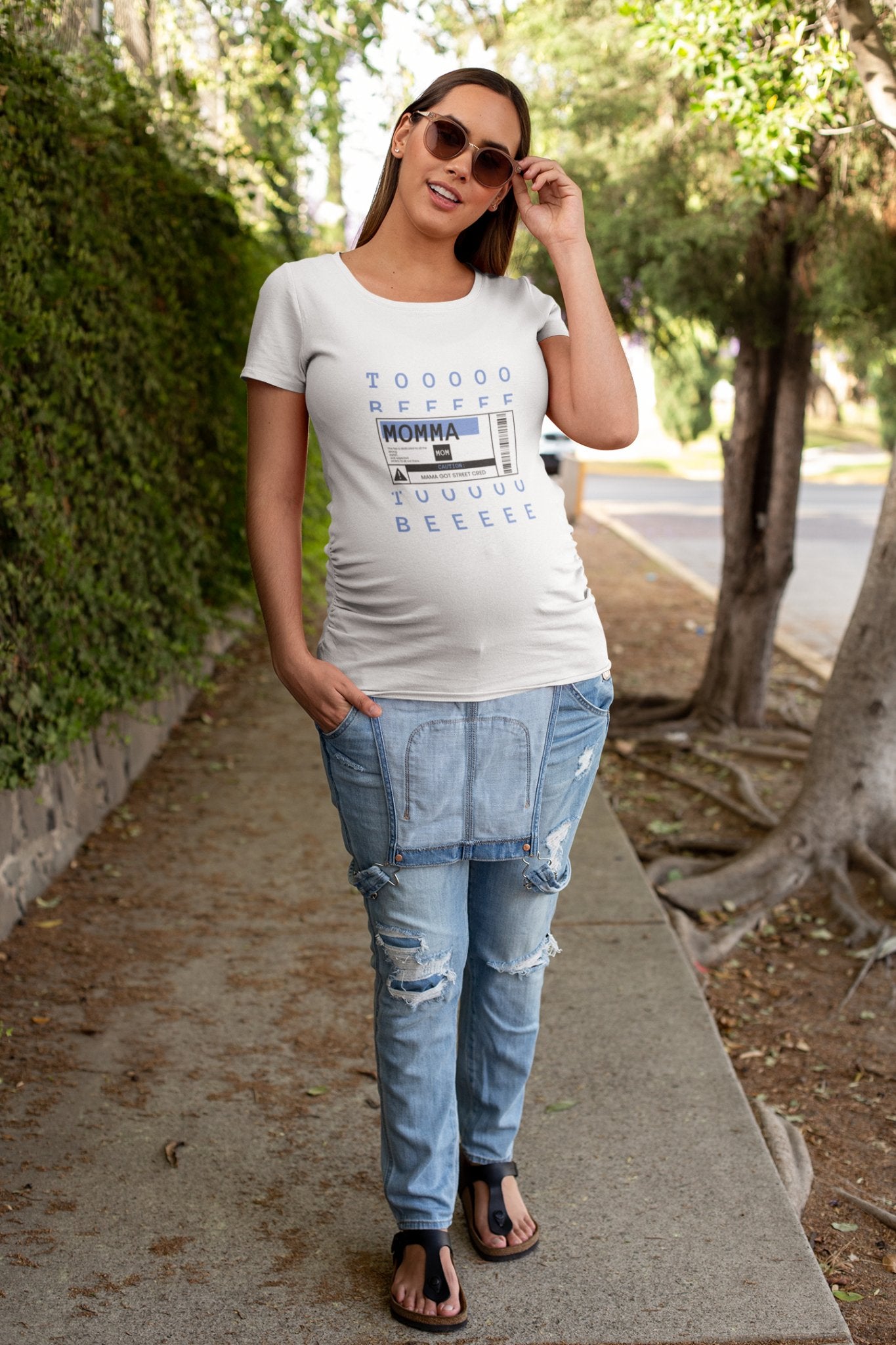 MOMMA TO BE Women’s Tee – Empowering Maternity Fashion - Threadster World