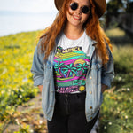 MUISCL At Music Festivals Women's Tee | Vibrant Festival Fashion - Threadster World