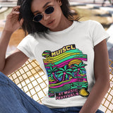 MUISCL At Music Festivals Women's Tee | Vibrant Festival Fashion - Threadster World