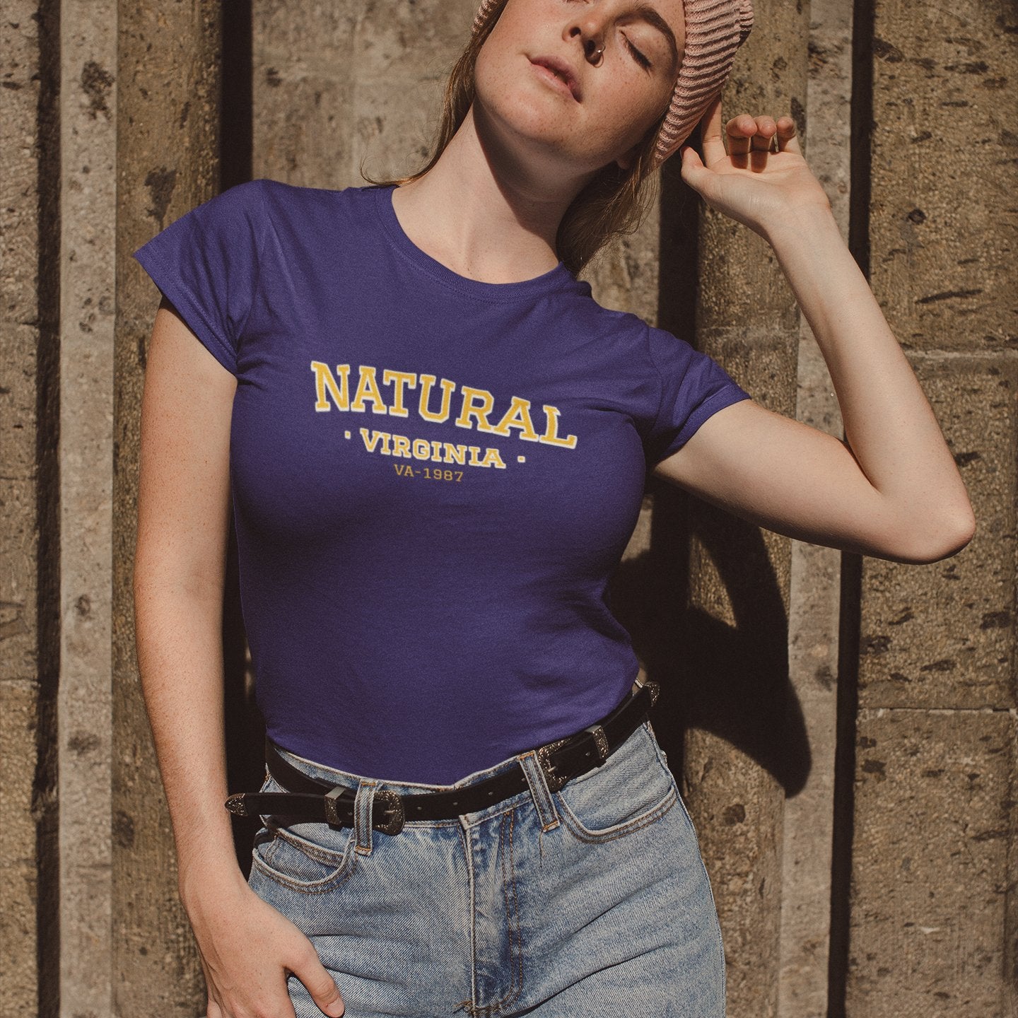 Natural Virginia VA - 1987 Women's 420 Tee - Threadster World