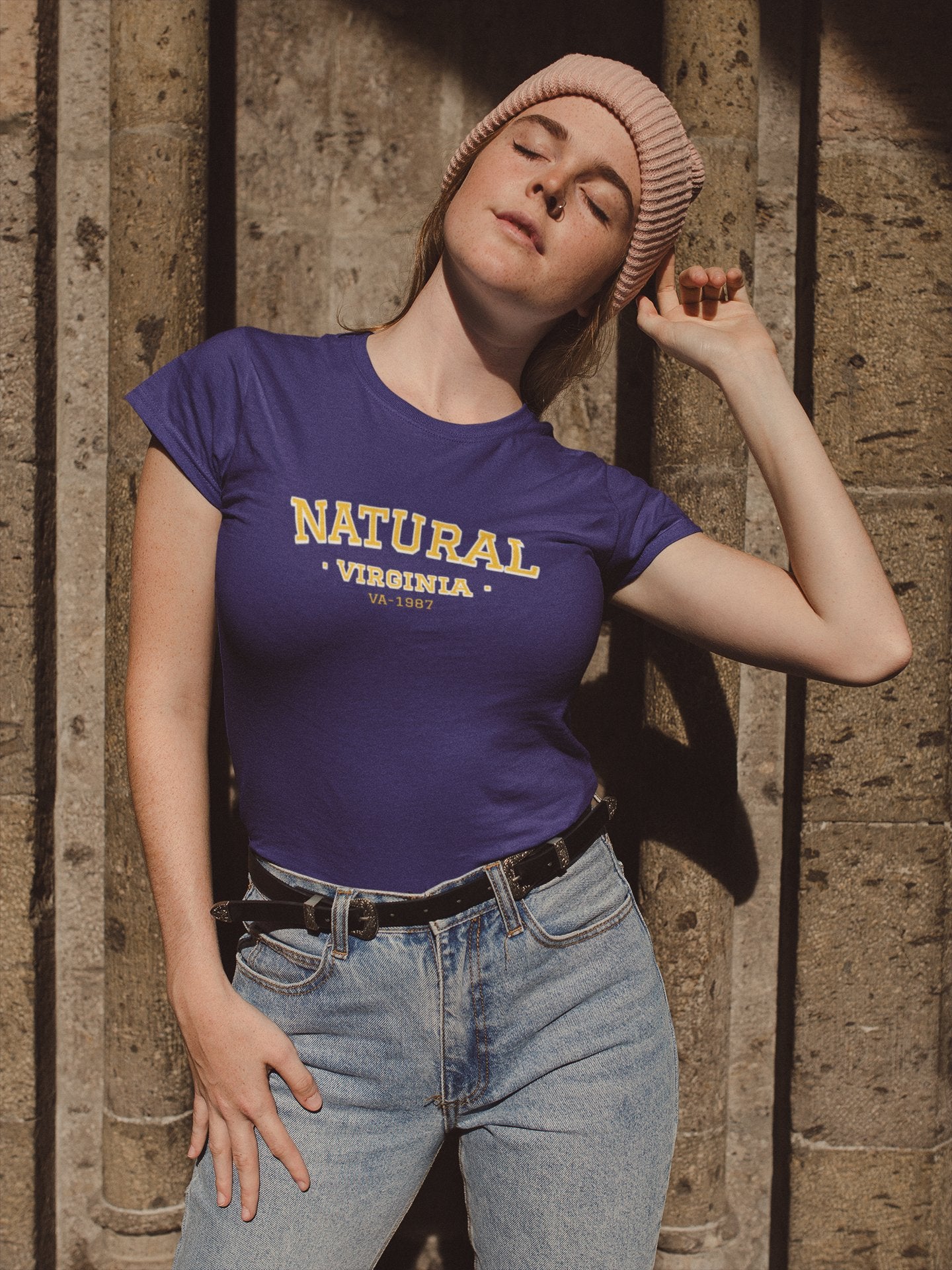 Natural Virginia VA - 1987 Women's 420 Tee - Threadster World