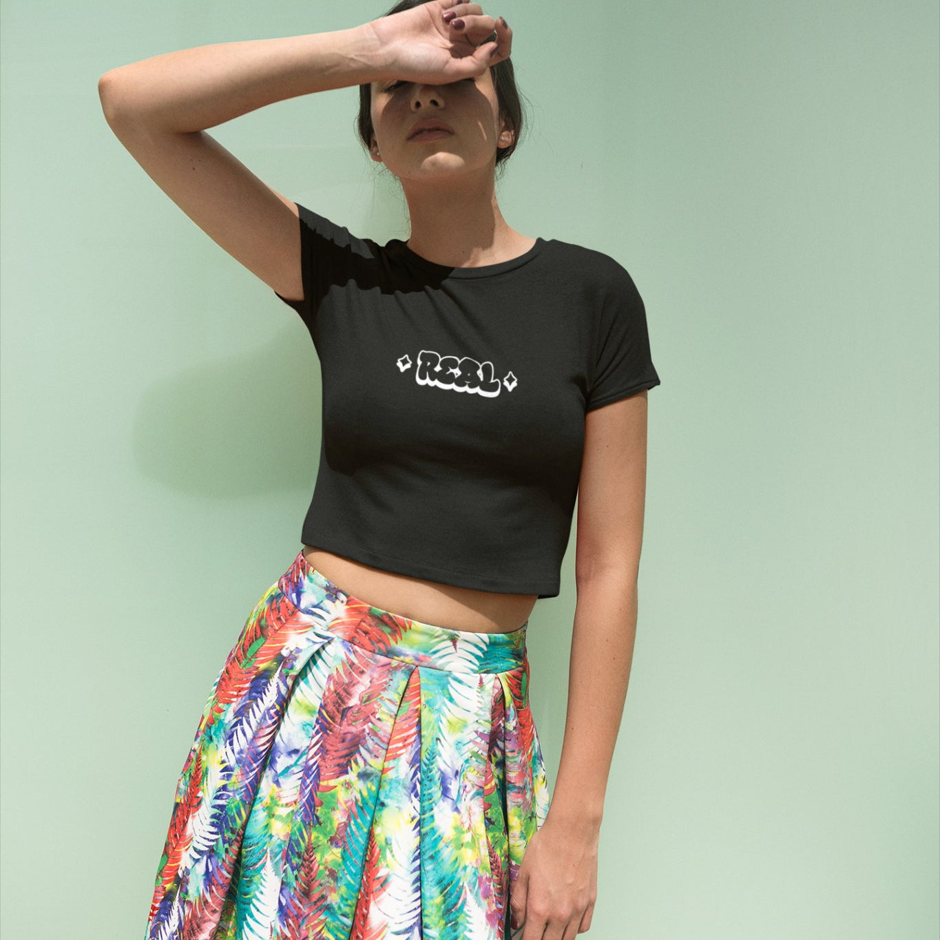 REAL Crop Top with ★Stars★ - Threadster World