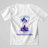 Space Time Dementia Women’s Tee – Astronaut in Hourglass Design - Threadster World