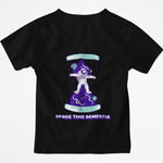 Space Time Dementia Women’s Tee – Astronaut in Hourglass Design - Threadster World