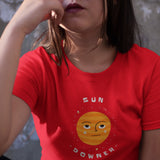 Sun Downer Women’s Tee – The Chill Vibes Edition - Threadster World