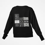 Urban Winter Vibes Men's Sweatshirt | Unique Geometric Minimal Snow Pattern Design - Threadster World