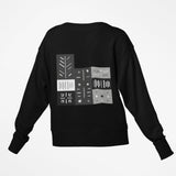 Urban Winter Vibes Men's Sweatshirt | Unique Geometric Minimal Snow Pattern Design - Threadster World