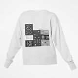 Urban Winter Vibes Men's Sweatshirt | Unique Geometric Minimal Snow Pattern Design - Threadster World