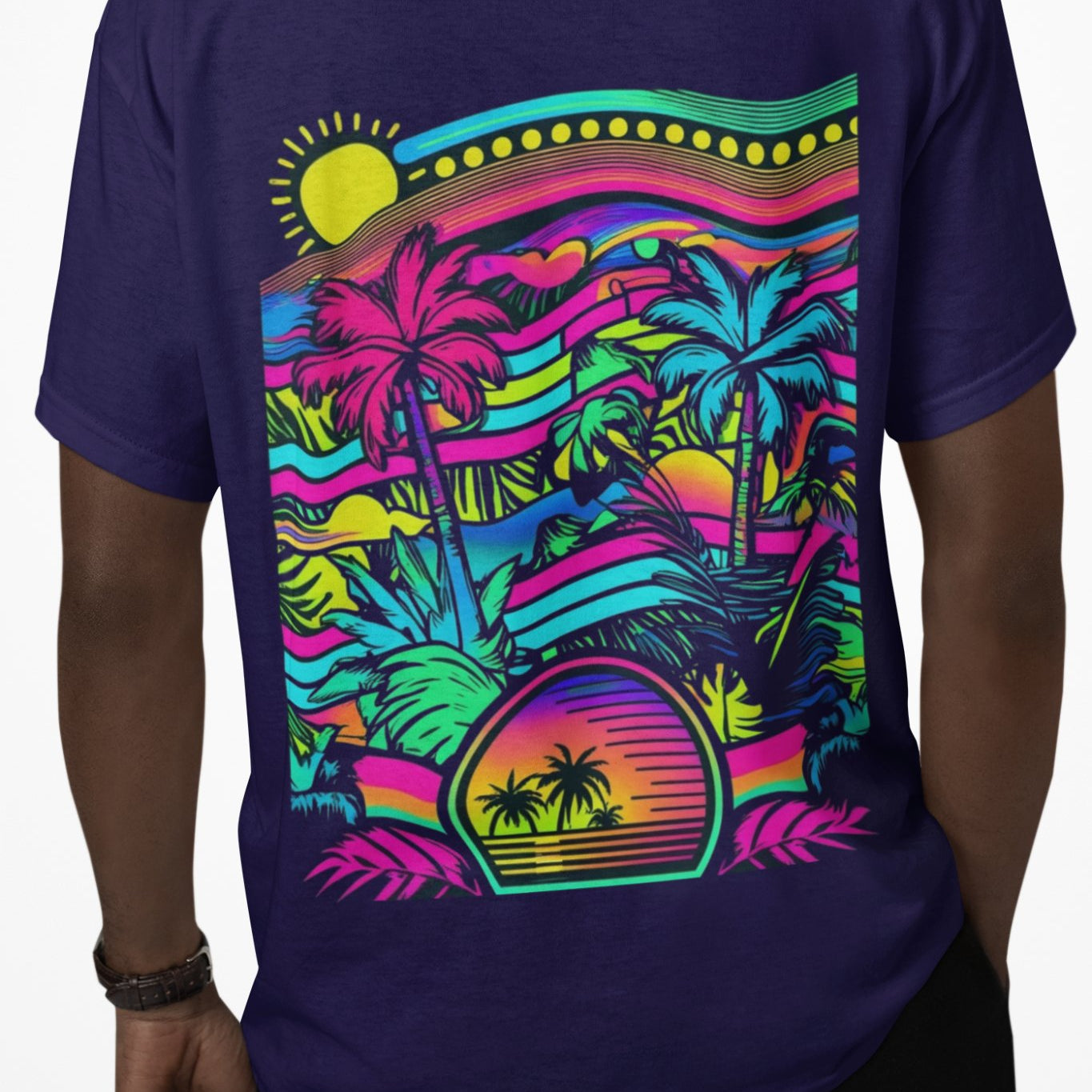 Vibe Tribe - Tropical Festival Tee | Brighten Up Your Festival Experience - Threadster World