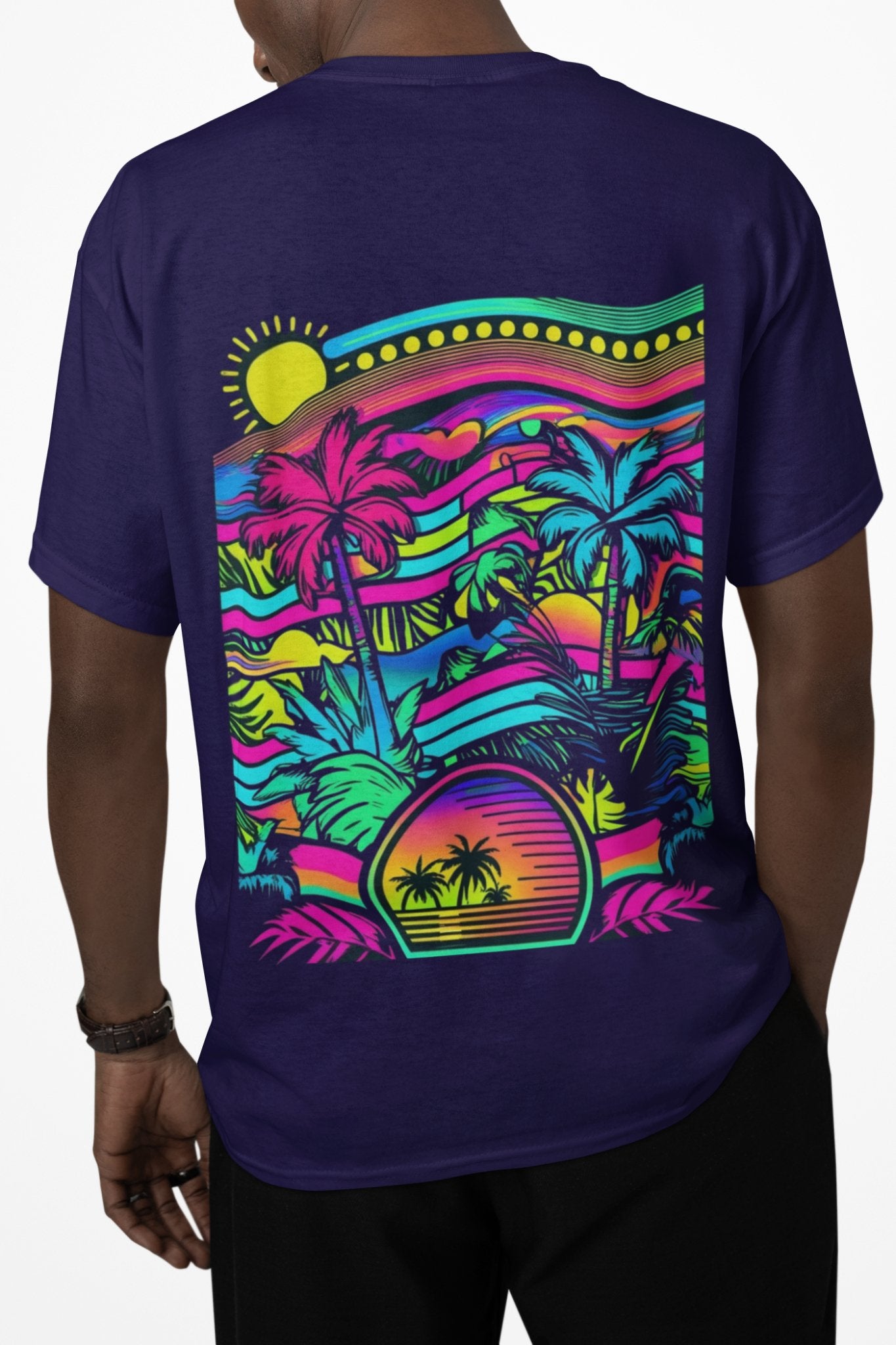 Vibe Tribe - Tropical Festival Tee | Brighten Up Your Festival Experience - Threadster World