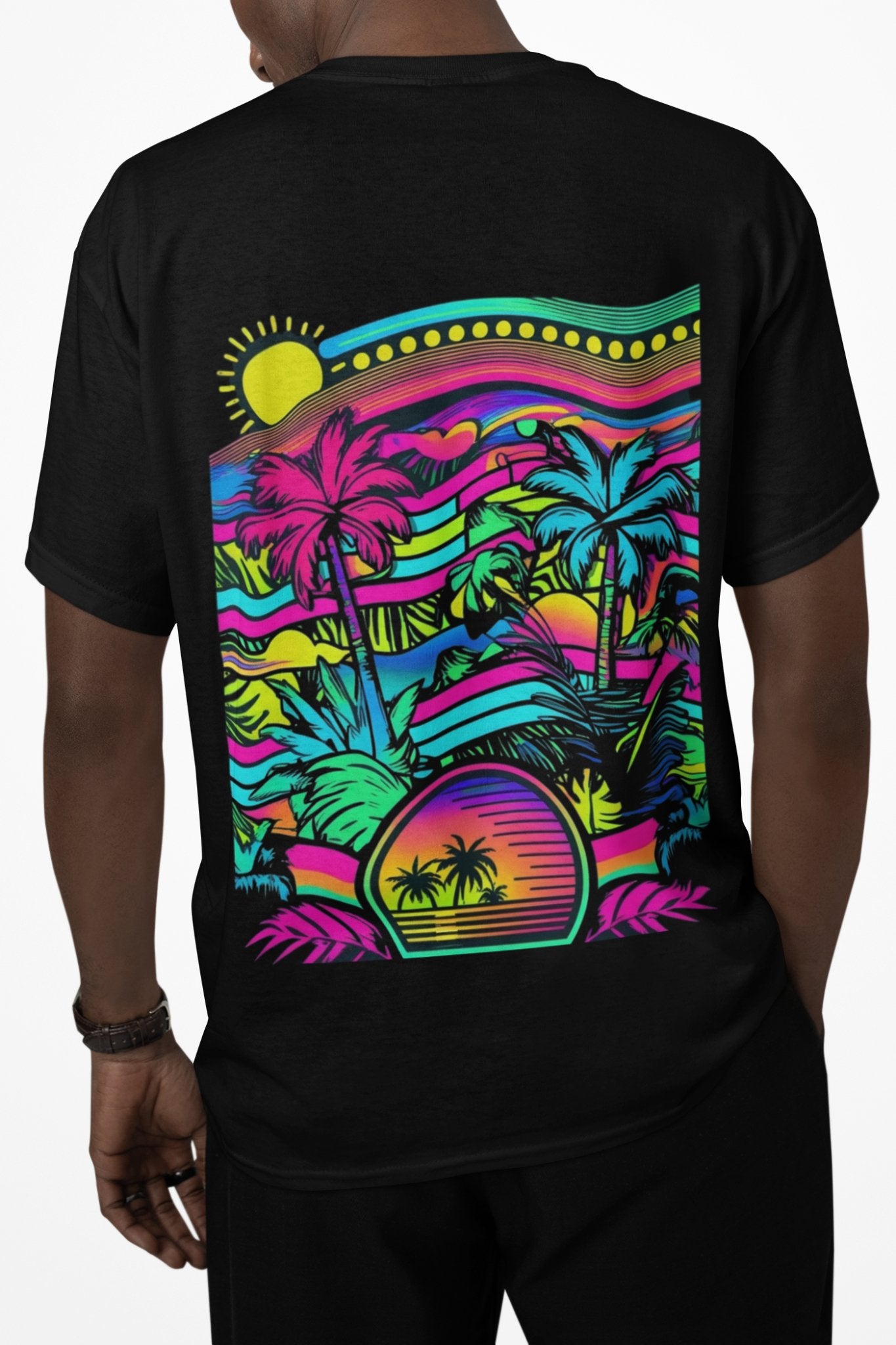 Vibe Tribe - Tropical Festival Tee | Brighten Up Your Festival Experience - Threadster World