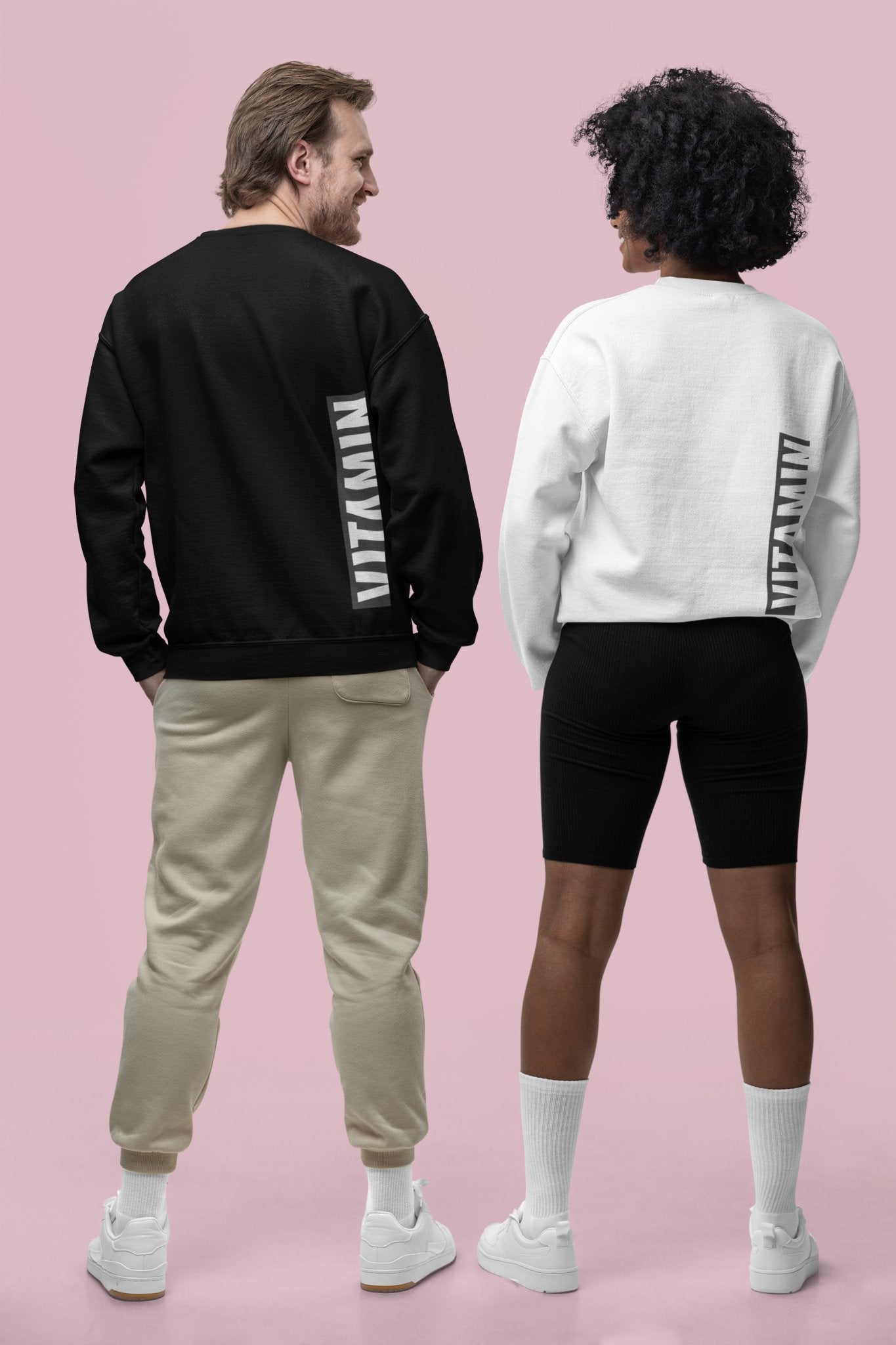 Vitamin Urban Sweatshirt | Unique Vertical Chopped Design - Threadster World