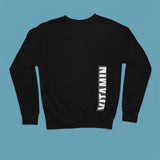 Vitamin Urban Sweatshirt | Unique Vertical Chopped Design - Threadster World