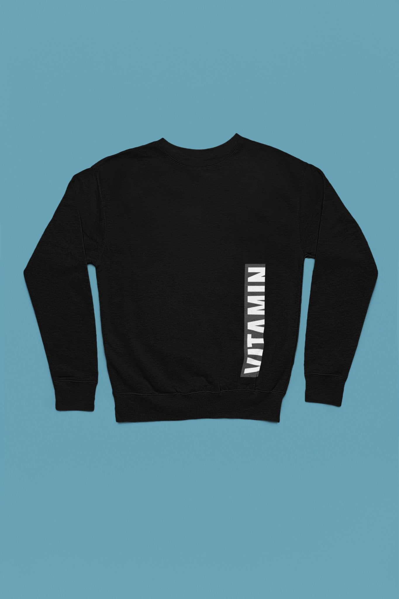 Vitamin Urban Sweatshirt | Unique Vertical Chopped Design - Threadster World