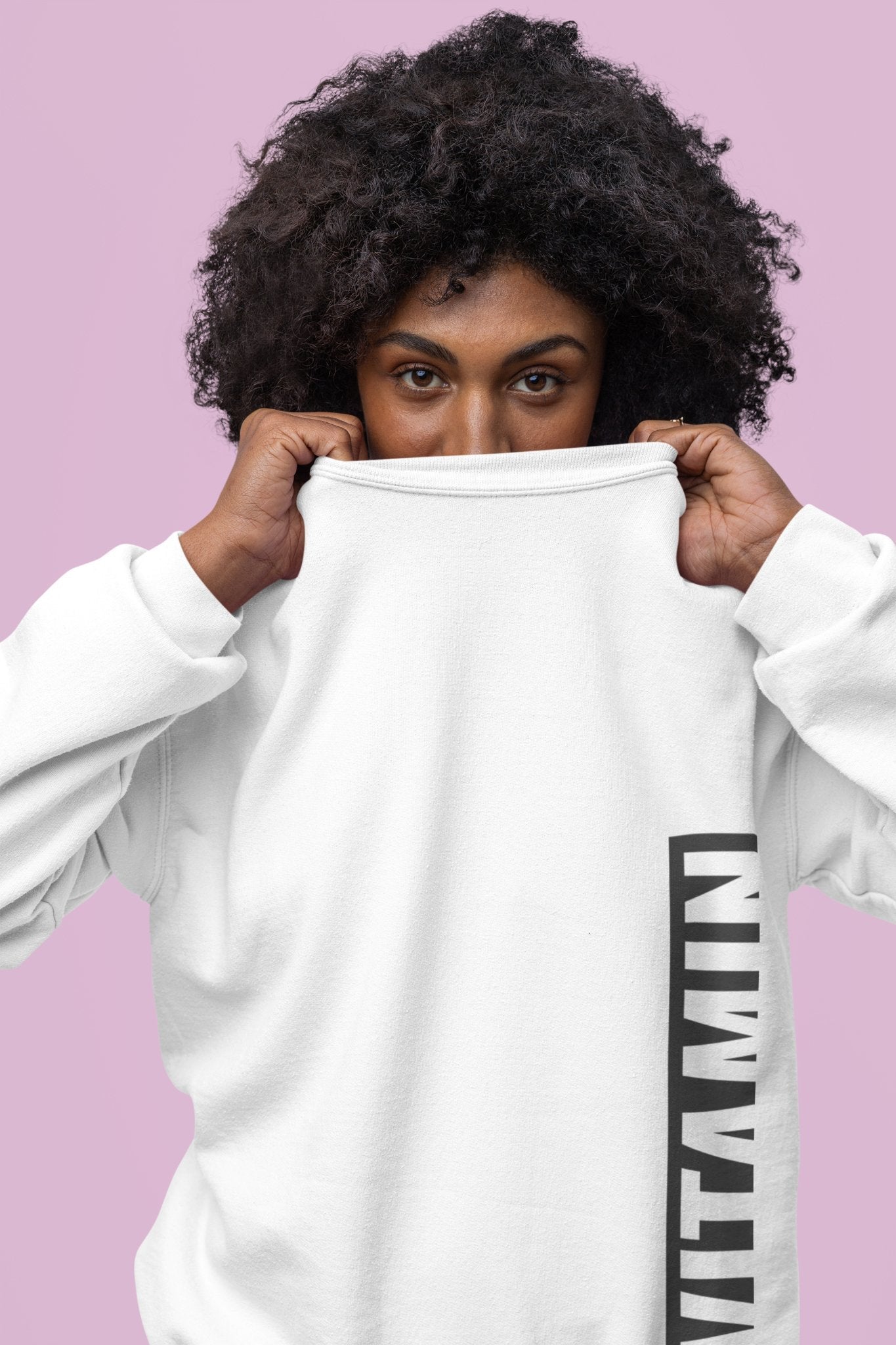 Vitamin Urban Women's Sweatshirt | Unique Vertical Chopped Design - Threadster World