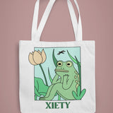 Xiety Frog Tote Bag: Embrace the Anxious Vibes in Style - Threadster World